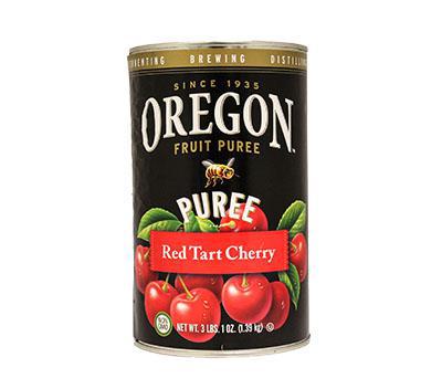 Oregon Brand Canned 49 oz Fruit Puree Non GMO Red Tart Cherry