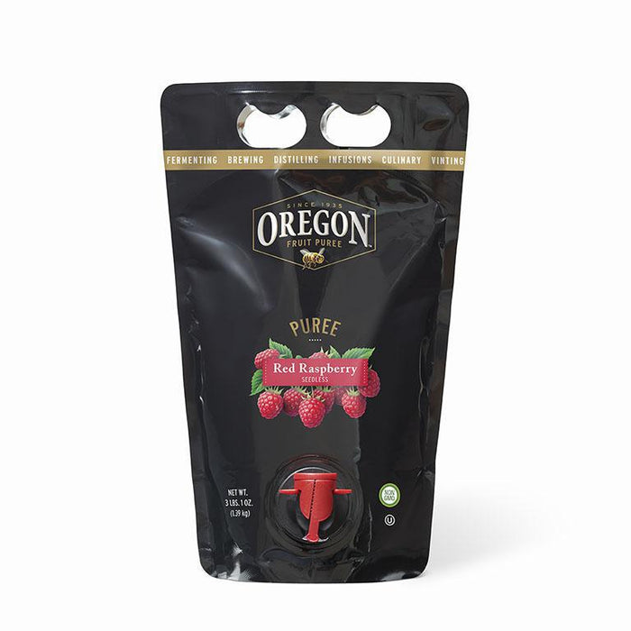 Red Raspberry Fruit Puree - Oregon (49 oz Pouch)