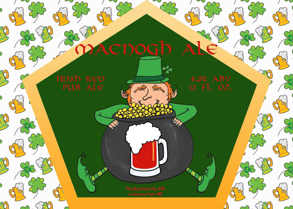 MacNogh Ale - Irish Red Pub Ale Beer Kit