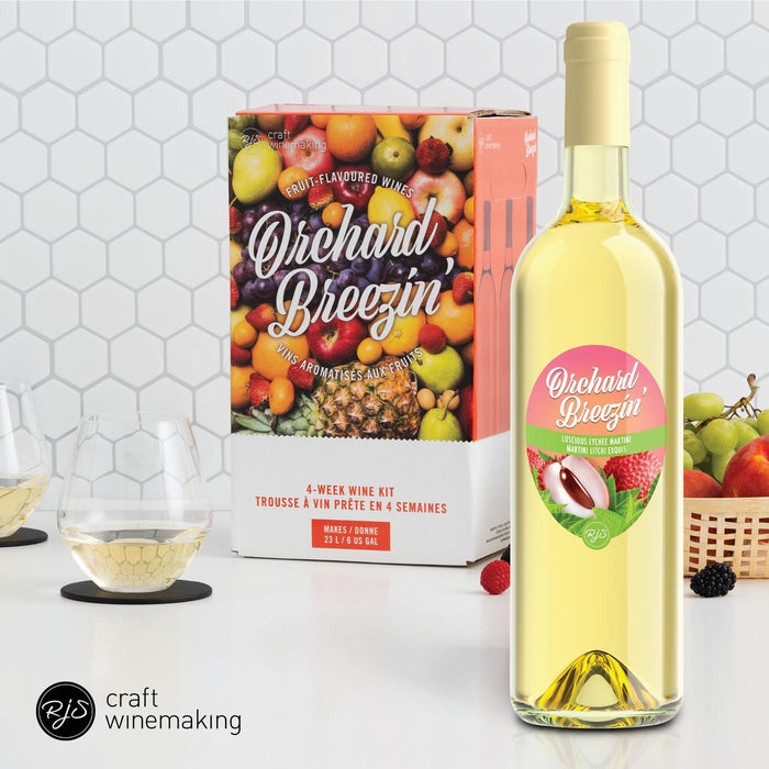 Luscious Lychee Martini  Wine Kit - Orchard Breezin'