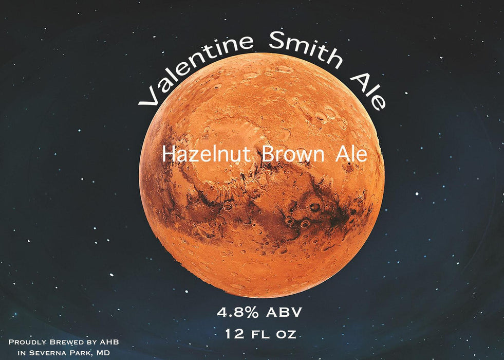 Valentine Smith Ale - Hazelnut Brown Ale Beer Kit