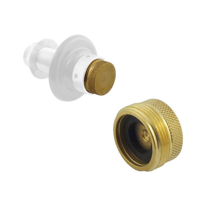 Faucet Plug with Washer - Brass