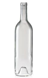 Bordeaux 750 mL Bottle (12/cs) - Flint/Clear Punted