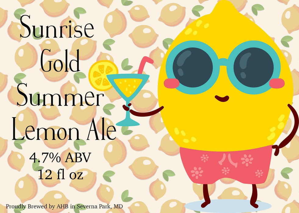 Sunrise Gold - Summer Lemon Ale Beer Kit