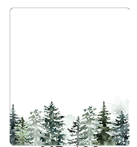 Watercolor Evergreen Forest - MacDay Wine Labels (30 pack)
