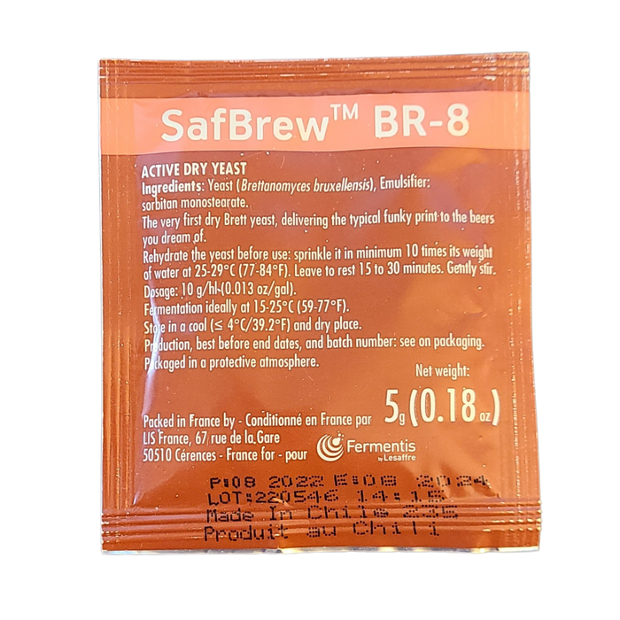 SafBrew BR-8  Yeast Fermentis (5 g)