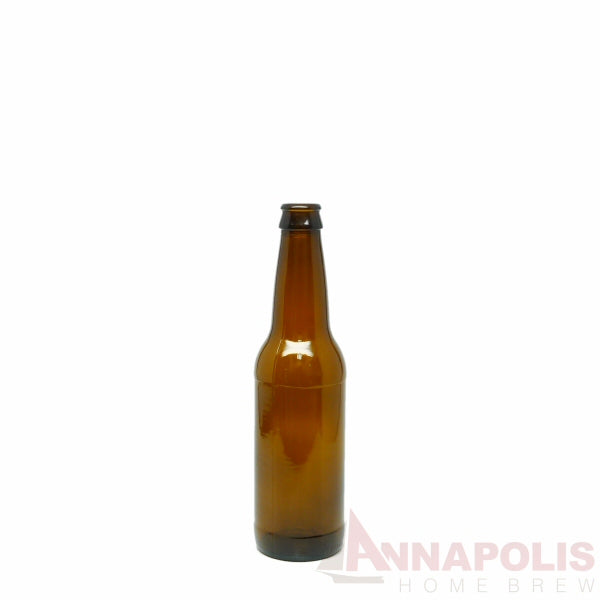 12 oz Amber Glass Long Neck Beer Bottle
