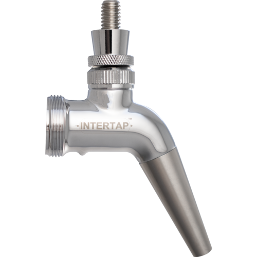 Intertap Forward Sealing Stout Spout Faucet - Stainless Steel