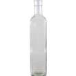 Clear Square Sided Glass Bottles 500 mL