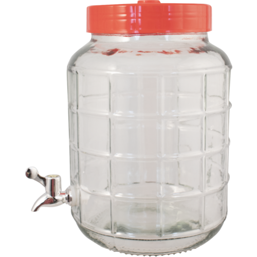 Wide Mouth Glass Carboy with Spigot 2.3 Gallon