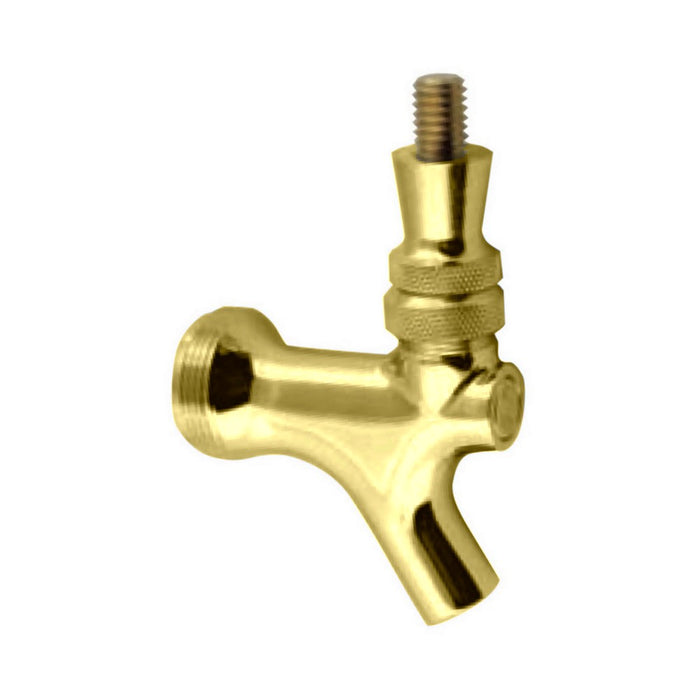 Standard Faucet - Brass Finish w/ Brass Lever